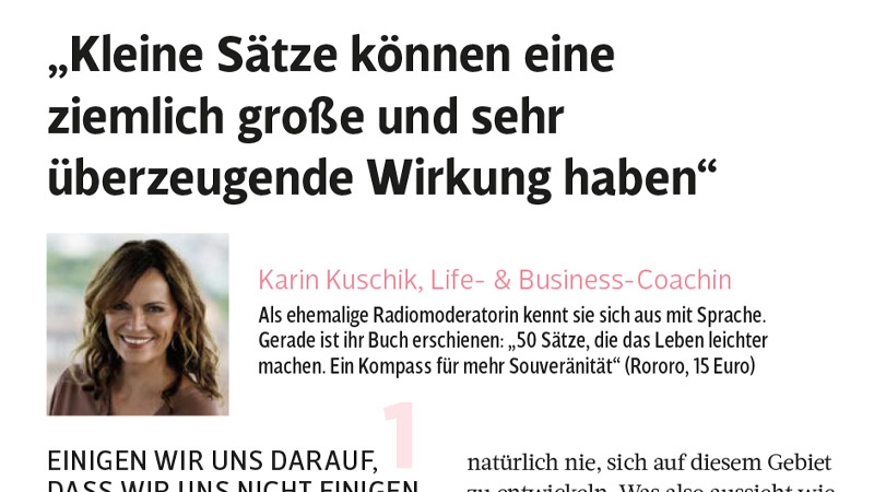 Vorschaubild von einem Artikel über Karin Kuschik