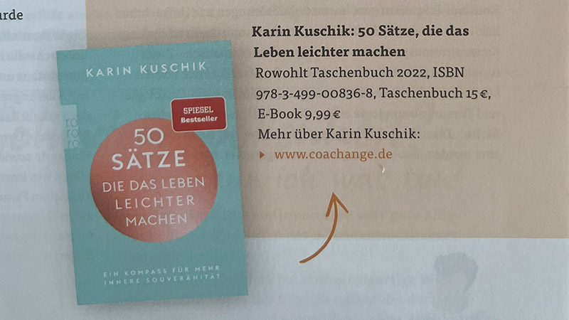 Vorschaubild von dem Artikel über Karin Kuschik aus der Zeitschrift Mamma Mia