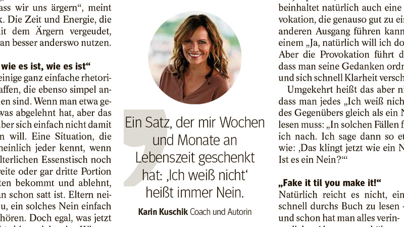 Vorschaubild von dem Artikel über Karin Kuschik aus der Westdeutschen Allgemeinen Zeitung